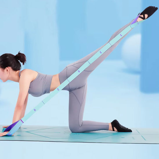 belle performence avec elastique musculation