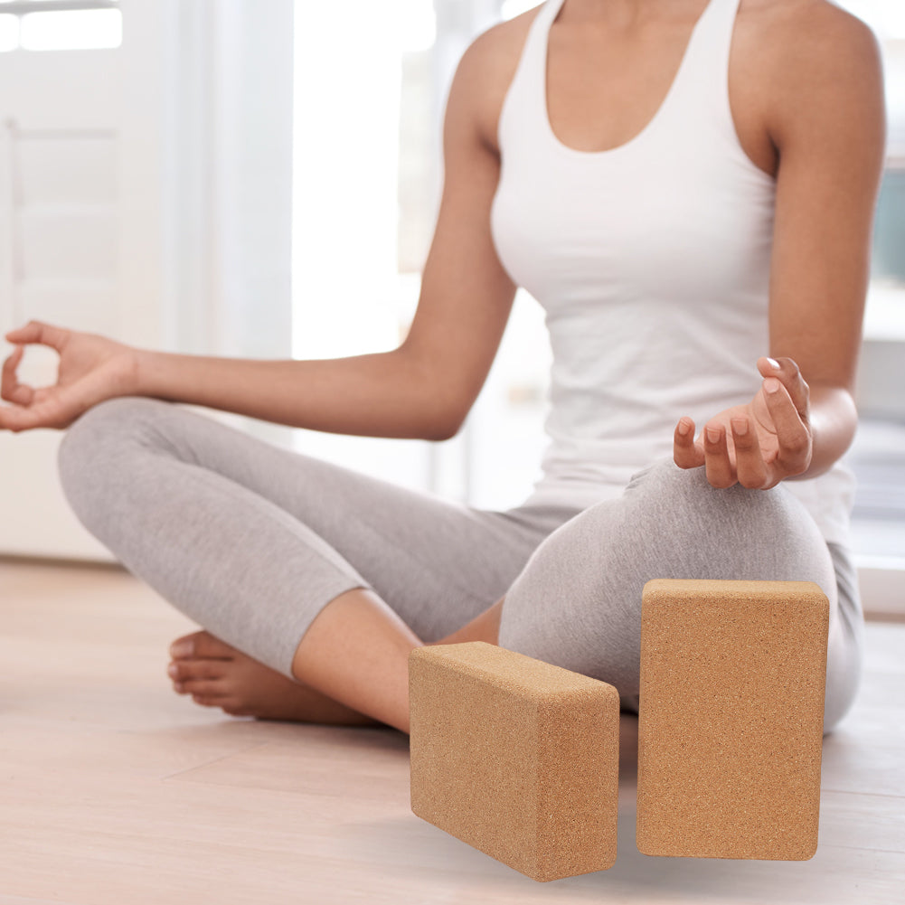 Brique de yoga en liège | Stabilité