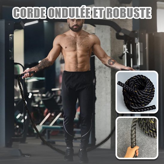 une corde ondulée et robuste