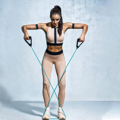 Elastique musculation​ croisés pour plus de résistance
