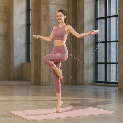 un entrainement avec la corde a sauter