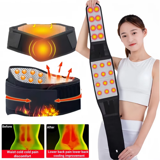 Femme montre ceinture lombaire avec 
 20 aimants en tourmaline