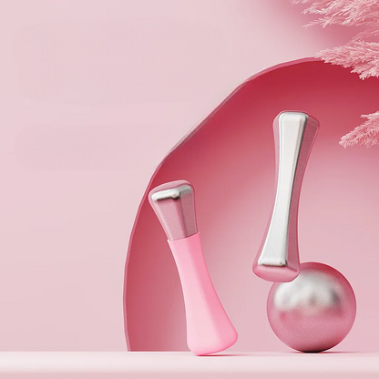 haltère rose en matière fait en fer 