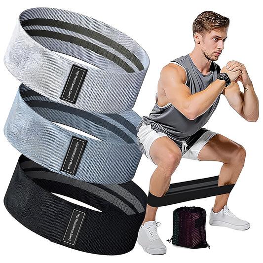 homme  s'étire avec bande musculation