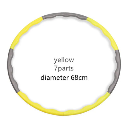 hula hoop jaune 68cm