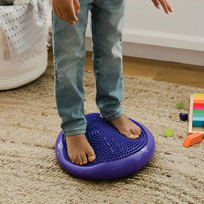 les 2 pieds sur Coussin yoga 
