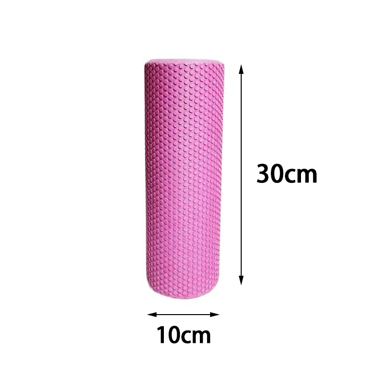  un rouleau de massage rose