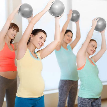 séance d'entrainement avec Ballon pilates