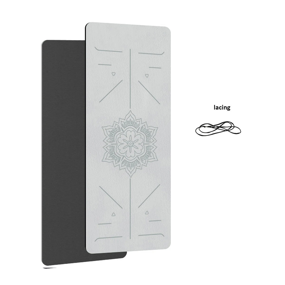 tapis de yoga gris