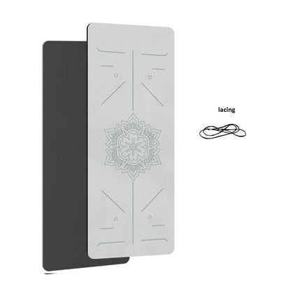 tapis de yoga gris