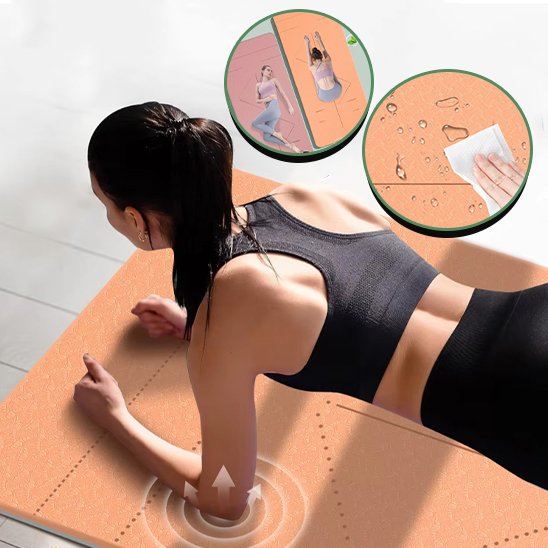 Tapis de yoga imperméable douce pour les coudes